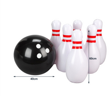 Load image into Gallery viewer, Giant Inflatable Bowling Set For All The Family Outdoor Sports Lawn Interactive Game