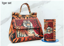 Load image into Gallery viewer, "Arna Lisa" Collection - Original Classic Print Handbag + Clutch/Wallet/Purse - Many Styles
