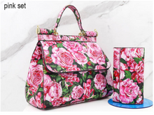 Load image into Gallery viewer, "Arna Lisa" Collection - Original Classic Print Handbag + Clutch/Wallet/Purse - Many Styles