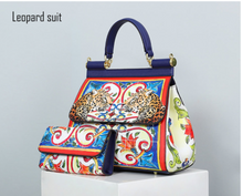 Load image into Gallery viewer, "Arna Lisa" Collection - Original Classic Print Handbag + Clutch/Wallet/Purse - Many Styles