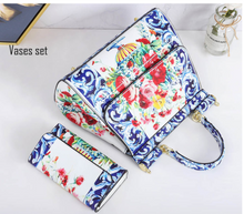 Load image into Gallery viewer, "Arna Lisa" Collection - Original Classic Print Handbag + Clutch/Wallet/Purse - Many Styles