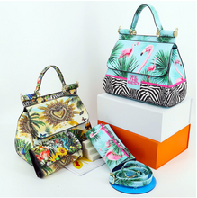 Load image into Gallery viewer, "Arna Lisa" Collection - Original Classic Print Handbag + Clutch/Wallet/Purse - Many Styles