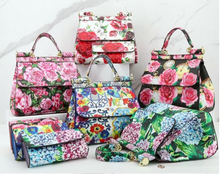Load image into Gallery viewer, "Arna Lisa" Collection - Original Classic Print Handbag + Clutch/Wallet/Purse - Many Styles