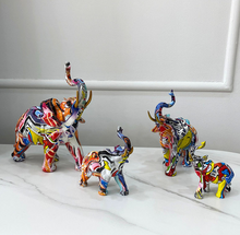 Load image into Gallery viewer, Nordic Abstract Sculpture Elephant Book Shelf Accessories x5 - Office Home & Living