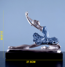 Load image into Gallery viewer, Nordic Sculpture Ballerina Statue Book Shelf Accessories x2 - Office Home & Living