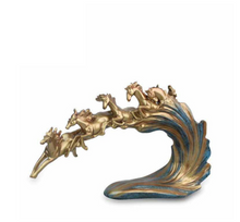 Load image into Gallery viewer, Nordic Sculpture Designer 6 Horse Statue Book Shelf Accessories - Office Home & Living
