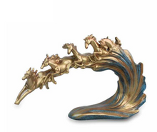 Load image into Gallery viewer, Nordic Sculpture Designer 6 Horse Statue Book Shelf Accessories - Office Home & Living