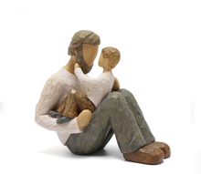 Load image into Gallery viewer, Nordic Sculpture Designer Father & Son Statue Book Shelf Accessories - Office Home & Living