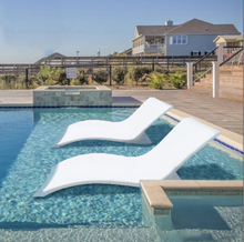 Load image into Gallery viewer, Luxury Plus Furniture - Sun Pool Lounger - White x2