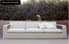 Load image into Gallery viewer, Luxury Plus Furniture - Rattan Set - 2 Chairs + 3 Seater Sofa + Bench (Balcony, Patio, Courtyard)