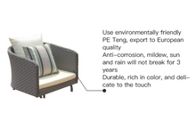Load image into Gallery viewer, Luxury Plus Furniture - Nordic Minimalist Tables And Chairs 1.5M x 4 Chairs (Balcony, Patio, Courtyard)
