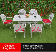 Load image into Gallery viewer, Luxury Plus Furniture - Classical Table & 6 Chairs (Balcony, Patio, Courtyard)