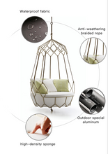 Load image into Gallery viewer, Luxury Plus Furniture - Nordic Designer Chair Free Standing + Curtain - Mix & Match (Balcony, Patio, Courtyard)