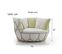 Load image into Gallery viewer, Luxury Plus Furniture - Nordic Designer Chair Free Standing + Curtain - Mix & Match (Balcony, Patio, Courtyard)
