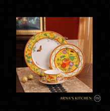 Load image into Gallery viewer, "Arna Lisa" Royal Collection - Luxury 24 Piece Bone China Dinnerware for 6 Butterfly