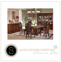 Load image into Gallery viewer, "Arna Royal Victorian Collection" Luxury Plus Furniture - Exquisite Dining Table 1.6m & Chairs Marble