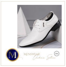 Load image into Gallery viewer, British Slip On Split Leather Pointed Toe Shoes Business Wedding Formal Shoes - Many Colours & Sizes