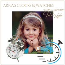 Load image into Gallery viewer, Luxury "Arna Royal Clock Collection" Glass Wall Clock - Many Colours