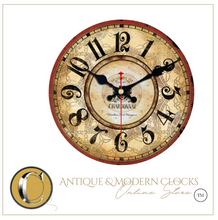 Load image into Gallery viewer, Deluxe "Arna Royal Clock Collection" Rustic Retro Wall Clock
