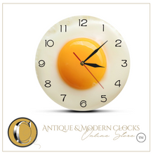 Load image into Gallery viewer, Deluxe "Arna Royal Clock Collection" Fried Egg Kitchen Wall Clock
