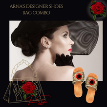 Load image into Gallery viewer, Limited Edition - Luxury Lace Shoe Set - Many Styles/Colours & Sizes (Shoe + Clutch) Wedding