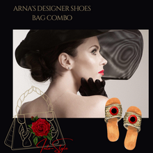 Load image into Gallery viewer, Limited Edition - Luxury Lace Shoe Set - Many colours & Sizes (Shoe + Clutch) Wedding