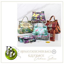 Load image into Gallery viewer, "Arna Lisa" Collection - Original Classic Print Handbag + Clutch/Wallet/Purse - Many Styles