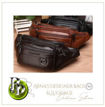 Load image into Gallery viewer, Legend Gold Class Waist/Belt Bag - Leather Multifunction Waterproof
