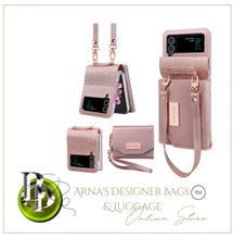 Load image into Gallery viewer, Designer Samsung Case Wallet + Ring Stand - Galaxy Zip Flip 3 - Galaxy Zip Flip 4 (Many Styles)