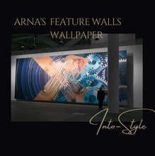 Load image into Gallery viewer, "Arna" Collections - DIY - Custom Photo Wallpaper Mural Golden Sculpture Wall Background Wall 3D Wall Papers Home Decor