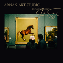 Load image into Gallery viewer, Arna's Luxury Painting Collection - Nordic Abstract Golden Canvas Paintings - Many Styles