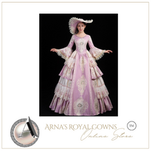 Load image into Gallery viewer, Arna's Royal Gown Collection - Rococo Baroque Marie Antoinette Ball Dresses 18th Century Victorian Gown