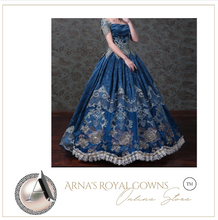 Load image into Gallery viewer, Arna's Royal Gown Collection - Rococo Baroque Marie Antoinette Ball Dresses 18th Century Victorian Gown