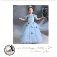 Load image into Gallery viewer, "Arna" Royal Gown Costumes - Halloween Costume For Kids Princess Dress Girl Carnival Party Birthday Dress Cosplay