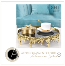Load image into Gallery viewer, "Arna Lisa" Royal Luxury Collection - Luxurious Pure Copper Trays Decorative European Modern Medusa Black Crystal Tray