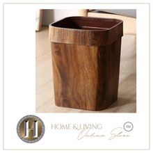 Load image into Gallery viewer, "Arna Royal Vintage Collection" Luxury Imitation Wooden 14 L Trash Rubbish Bin