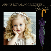 Load image into Gallery viewer, "Arna's Luxury Umbrella Collection - Green Leaf (Beautiful Gift)