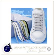 Load image into Gallery viewer, Metallic Glitter Shoe Laces - Many Colours/Sizes - NEW ARRIVAL