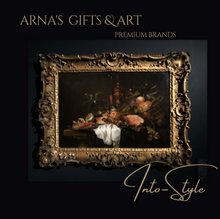 Load image into Gallery viewer, "Arna Collection" Gold Tray's - Nordic Ginkgo Leaf Mirror Display Tray