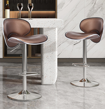 Load image into Gallery viewer, "Arna Royal Victorian Collection" Luxury Plus Furniture - Exquisite Leather European Bar Stools