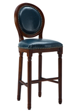 Load image into Gallery viewer, "Arna Royal Victorian Collection" Luxury Plus Furniture - Exquisite Leather American Bar Stools