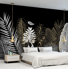 Load image into Gallery viewer, "Arna Collection" - Feature Wall - Modern Nordic Leaves Wall Sticker Removable - 10 Square Meters (Many Sizes)