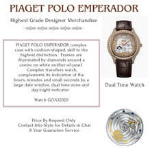 Load image into Gallery viewer, Polo Emperador Dual Time Watch PIAGET