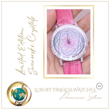 Load image into Gallery viewer, Limited Edition - Swarovski Crystal Pink Silver