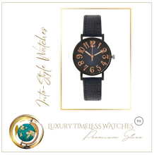 Load image into Gallery viewer, Luxury Stylish Quartz Watches Black