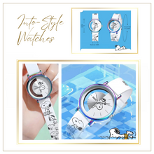 Load image into Gallery viewer, Limited Edition SNOOPY Designer Watch Gift Set Black