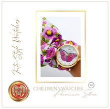 Load image into Gallery viewer, Limited Edition Platinum Designer Watch Summertime Butterfly