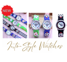 Load image into Gallery viewer, Character 3D Silicone Watch Soccer