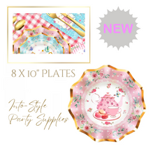 Load image into Gallery viewer, Royal Teacup Theme Birthday Party - 8 People Setting + Free Gift