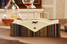 Load image into Gallery viewer, "Scottishe" Collection (Horses) - Tissue Box Deluxe